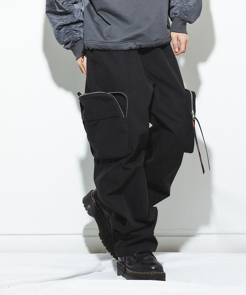 Millimillieon Basalt Big Pocket Cargo Pants B04-Black