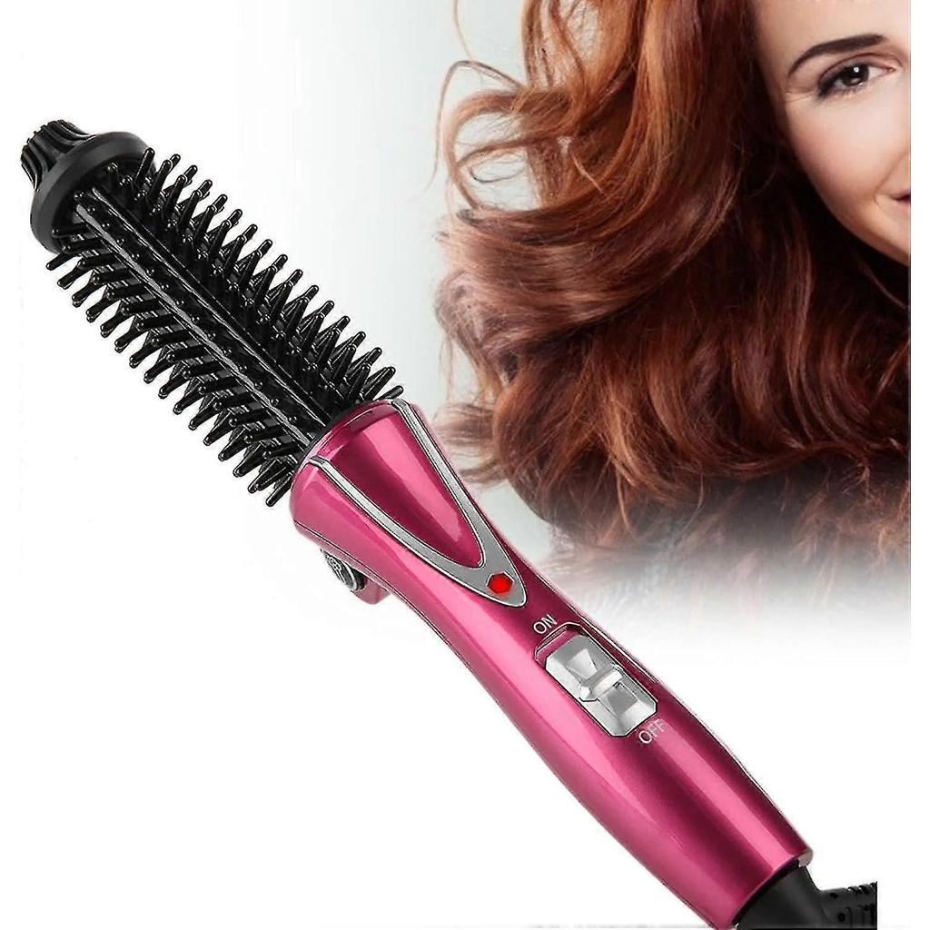 Curling Iron Brush, Hair Curler Hot Brush Professional Anti-scald Instant Heat Up Curling Wands