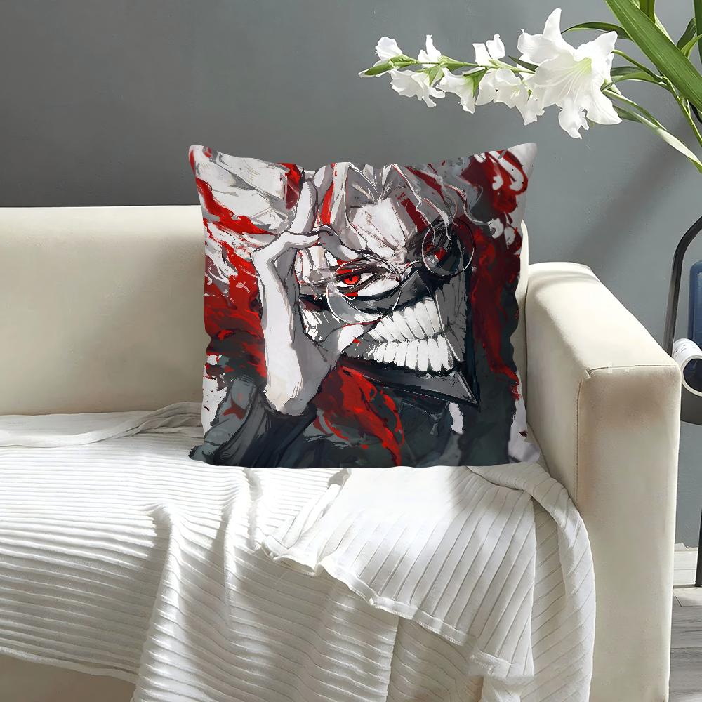 Anime Dandadan Pillow Case Square Pillow Bedroom Sofa Leisure Comfort Cushion Car Living Room Home Decoration