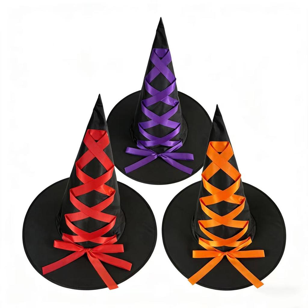 Womens Witch Hat Pointed Hat for Costume Party and Themed Events