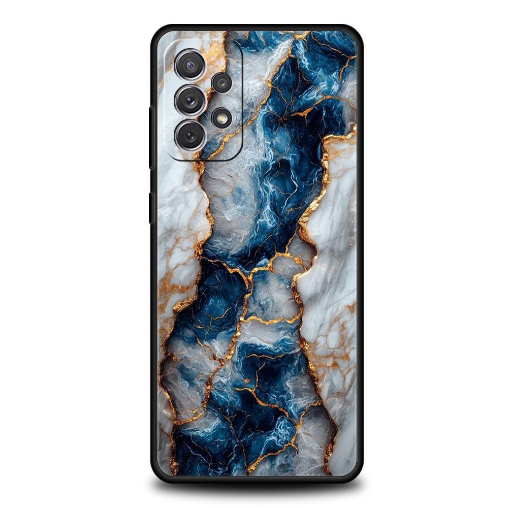 Marble Stone Phone Case for Samsung A57 A37 A51 A71 A21S A17 A11 A15 A25 A41 A23 A33 A53 A73 A07 A05S A13 A35 A55 5G Cover