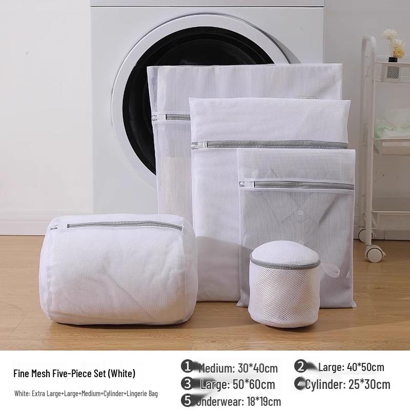 Eco-Friendly Fine Mesh Laundry Bag for Lingerie – Fluorescent-Free, Thickened Protective Bag for Machine Wash