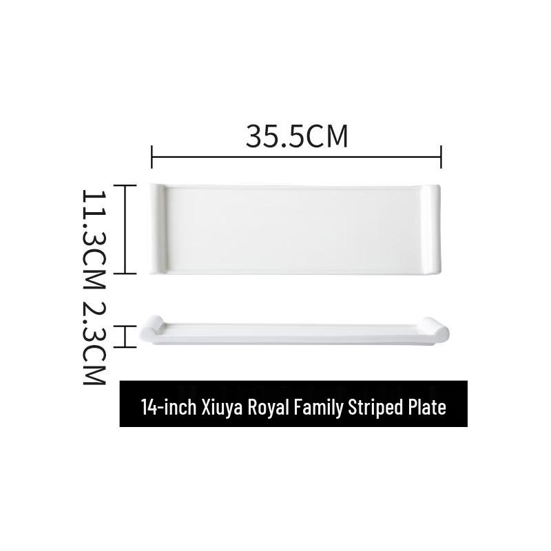 Nordic Ceramic Leaf-Shaped Serving Plate