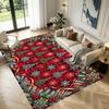 Christmas Pattern Square Area Rug Comfort Indoor Floor Carpet For Home Holiday Gift