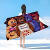 F-FNAF Five-nights-At-Freddys Mikrofaser Strandtuch Saugfähig Schnelltrocknend Weich Yoga Schwimmen Urlaub Bergsteigen Handtuch