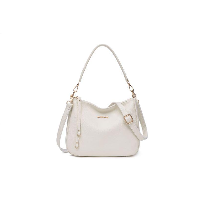 

Original Order Bag Genuine Leather Women s Bag First Layer Cowhide Tail Goods Special Offer Big Sale Shoulder Crossbody Dual-Use Crossbody Women s Bag Glacier White