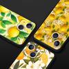Summer Fresh Fruit Lemon Print Phone Case Cover for iPhone 17 16 15 14 13 12 11 Pro Max 17 Air Plus Shockproof Soft TPU Shell