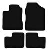 BASIC Black Velour Floor Mats For: Daihatsu Cuore VI Hatchback (2003-2007)