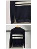 Men's Korean Color Block Striped Knit Polo Sweater - Trendy Autumn/Winter Fashion