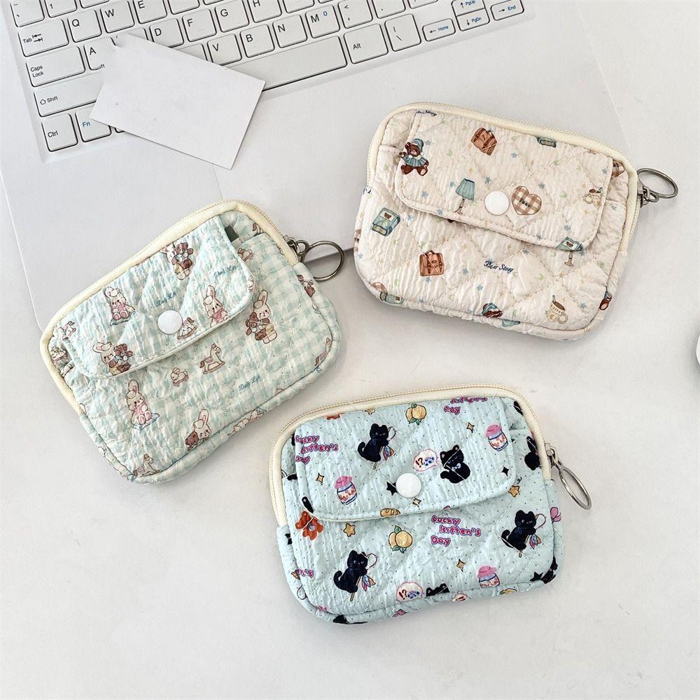Multifuctional Small Lipstick Bag Cartoon Printing Sanitary Napkin Storage Bag  Students