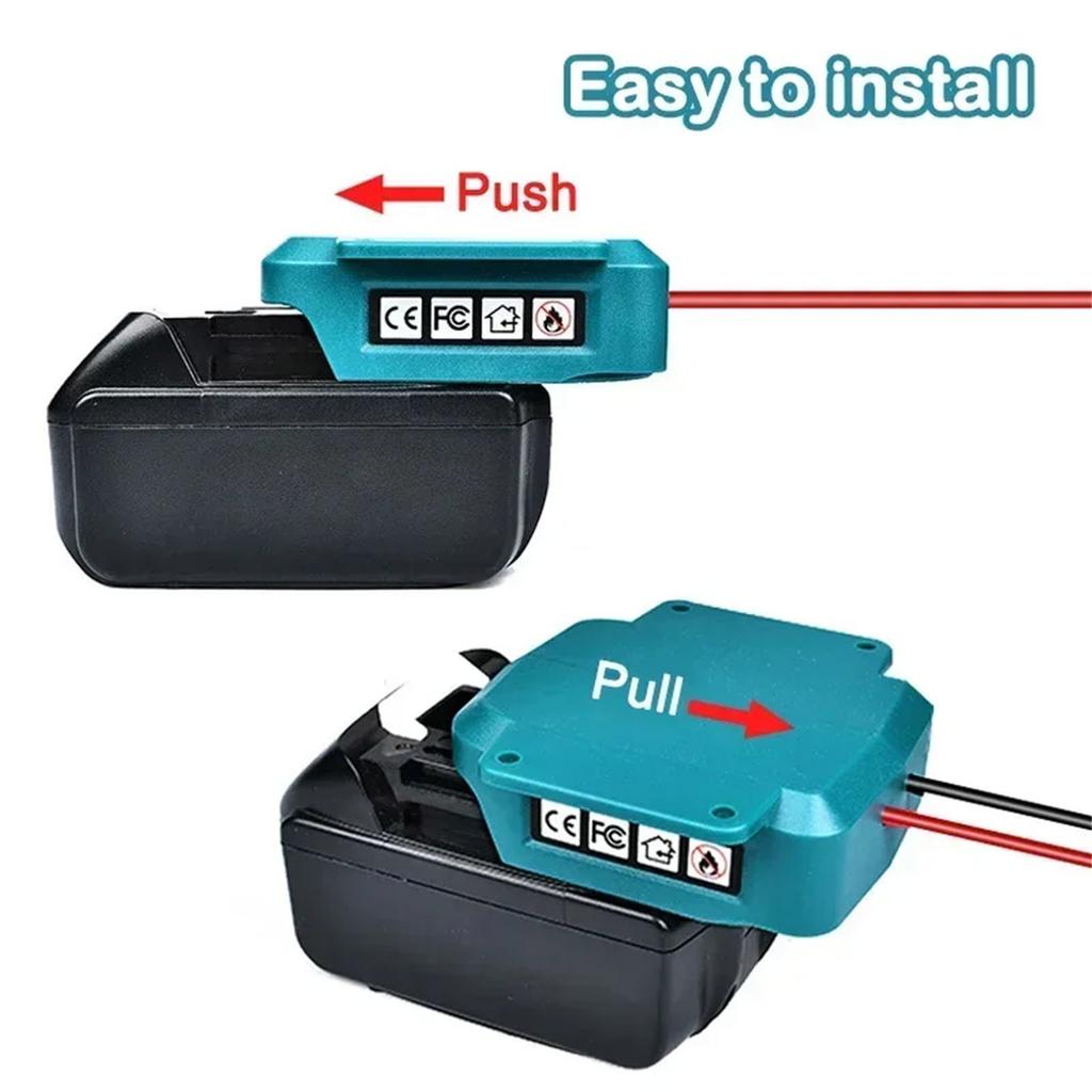 Compact Car Jump Starter Adapter Automotive Boosters Cable Adapter High Conductivity Wire Simple to Operate for Devices