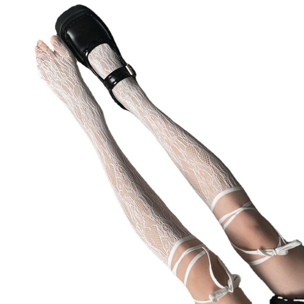 Thumbs apart Lace Split Toe Socks Korean Student Socks New Long Knee Mid-calf Socks