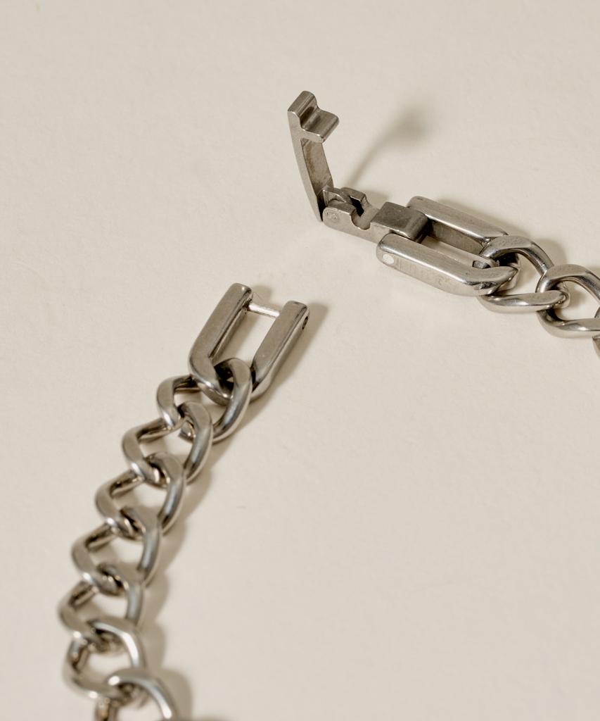 Novice Tokyo Plate Chain Bracelet [Stainless] / Silver