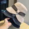 Autumn and Winter Velvet Thickened Warm and Cold Proof Basin Hat New Style Plain and Versatile Fisherman Hat
