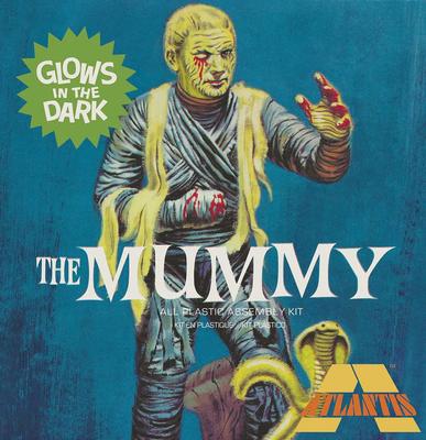 Atlantis Models Lon Chaney Jr. The Mummy Glow-in-the-Dark Version Limited Edition Plastic Model ATLAMCA452