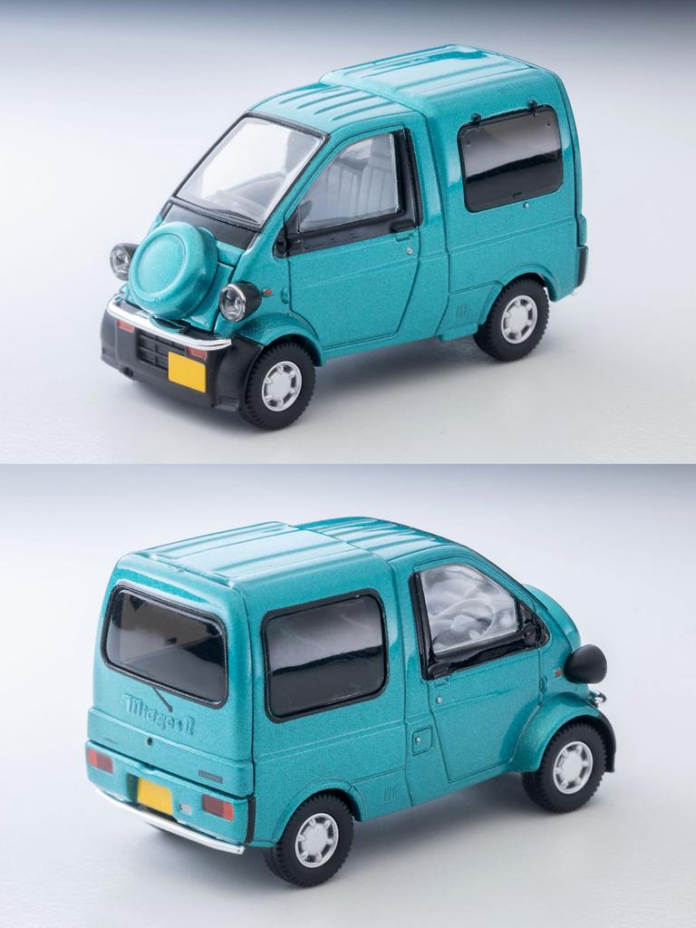 TOMYTEC Tomica Limited Vintage Neo Daihatsu Midget II Cargo R Type Emerald Green 1997 Model 337867 1/64 LV-N362a (Finished Product)