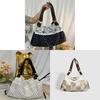 Casual Floral Cotton Patchwork Embroidered Bag For Daily Use With Lock Closure