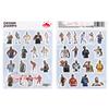 CheeseCat NBA Basketball Player Anime Waterproof Decorative for and PCs Stickers, Stickers, Multicolor, 103-Piece Set, Planners, Cars, Motorcycles,
