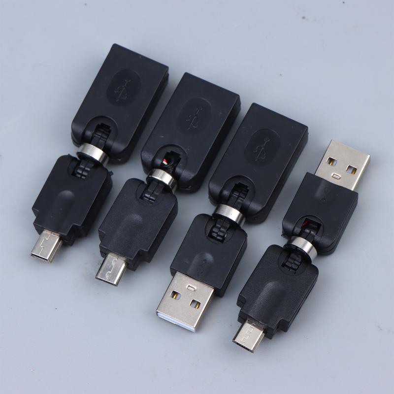 USB-Adapter von Stecker auf Buchse 360 Grad drehbar Schwenkbar Flexible Verbindung für effizientes Schreibtisch-Setup Homeoffice