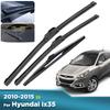 For Hyundai ix35 LM 2010-2015 2011 2012 2013 2014 Wiper Front&Rear Wiper Blades Windshield Windscreen Window Brushes 24"+16"+12