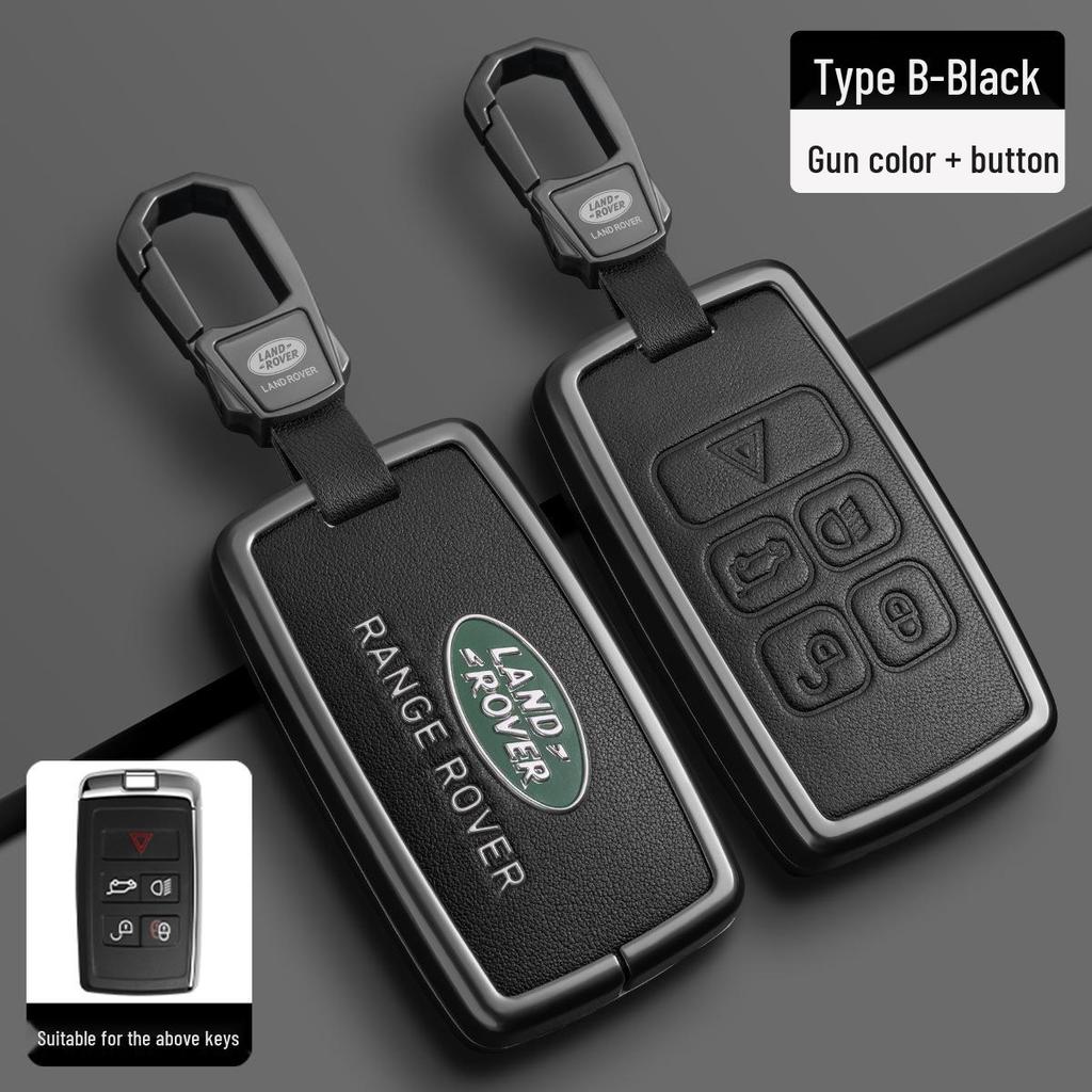 Land Rover Key Case for Range Rover Evoque, Defender, Velar, Discovery Sport, Discovery 5 - Lan Yun Buckle