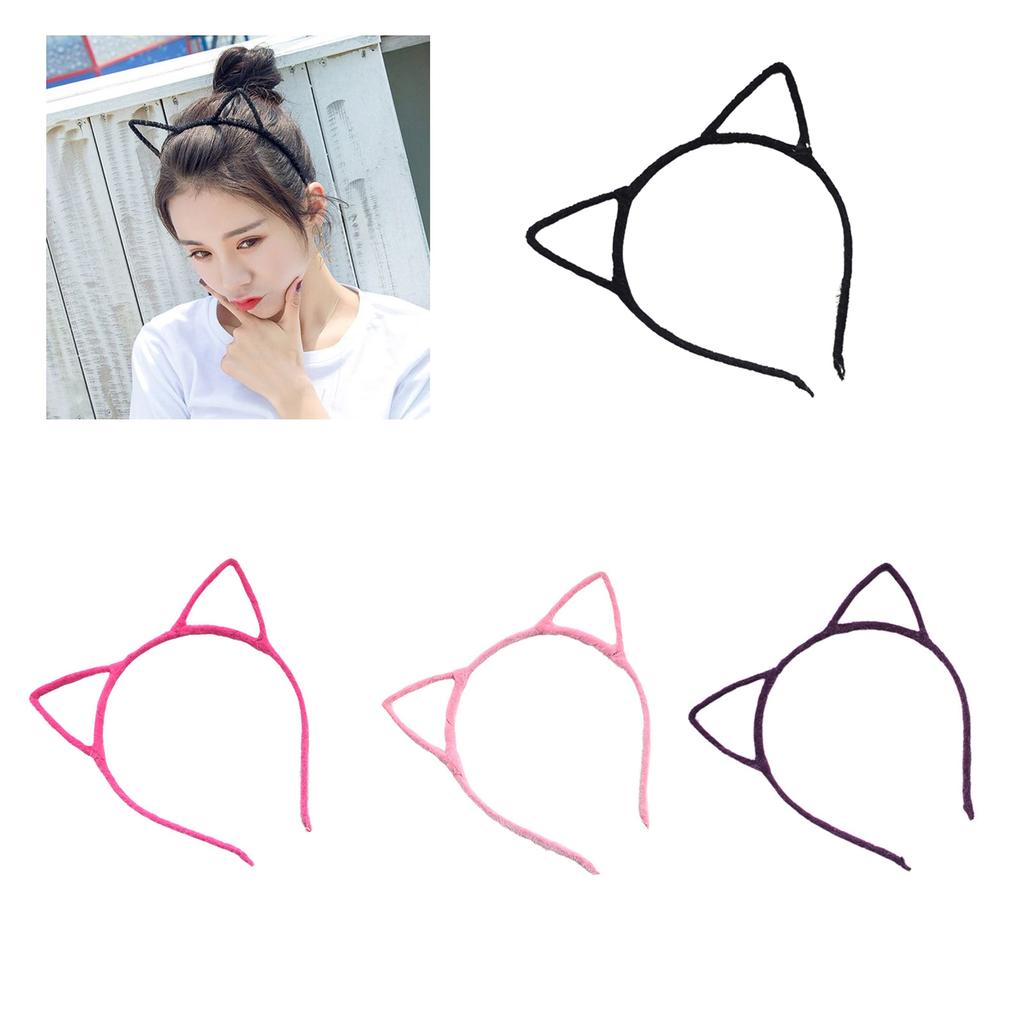 Cute Cat Ear Headband for Womens Girls Daily Wearing Party Fancy Dress Cosplay Hair Accessories