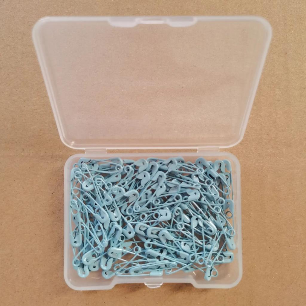 120pcs Safety Pins Colored Safety Pins Metal Safety Pins With Storage Box Small Safety Pins For Clothes Diy Crafts Sewing Home
