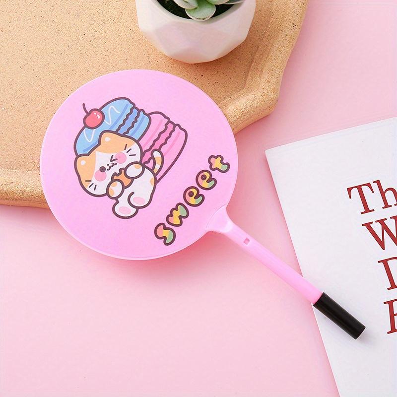 Back To School Season 10pcs 0.5mm Angel Elf Fan Pen Creative Stationery Prize Gift Writing Tool Fan Ballpoint Pen