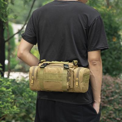 Camping Waist Bag with Adjustable Shoulder Strap Large Capacity Multiple Pockets Waterproof Multi-Functional