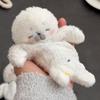 Squishy Plush Toy for Stress Relief Funny Seal Bean Bag With Hanging Rope Cute Squeeze Toy for Adults & Kids