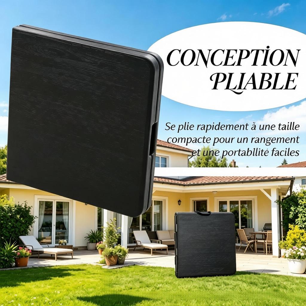 Versatile Side Table,Adjustable Height Folding Outdoor Dining Table,Portable Outdoor Camping Table(only with 1pc side table)