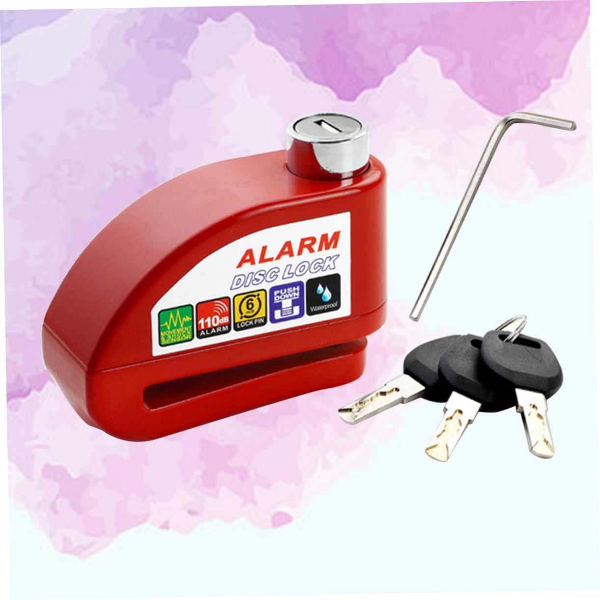 Дисковый замок Сигнализация Дисковый замок Мотоцикл Дисковый замок Мотоциклетный замок — фото 4