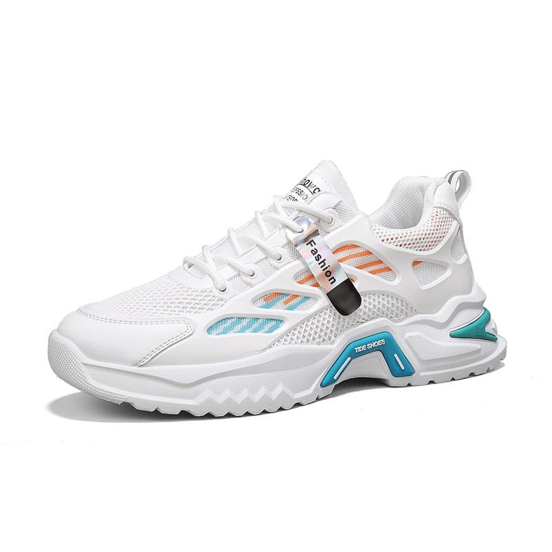 Men'S Casual Mesh Sneakers Four Seasons Comfort Breathable Lightweight Soft-Sole Outdoor Running Shoes Student Speed Sports Shoe