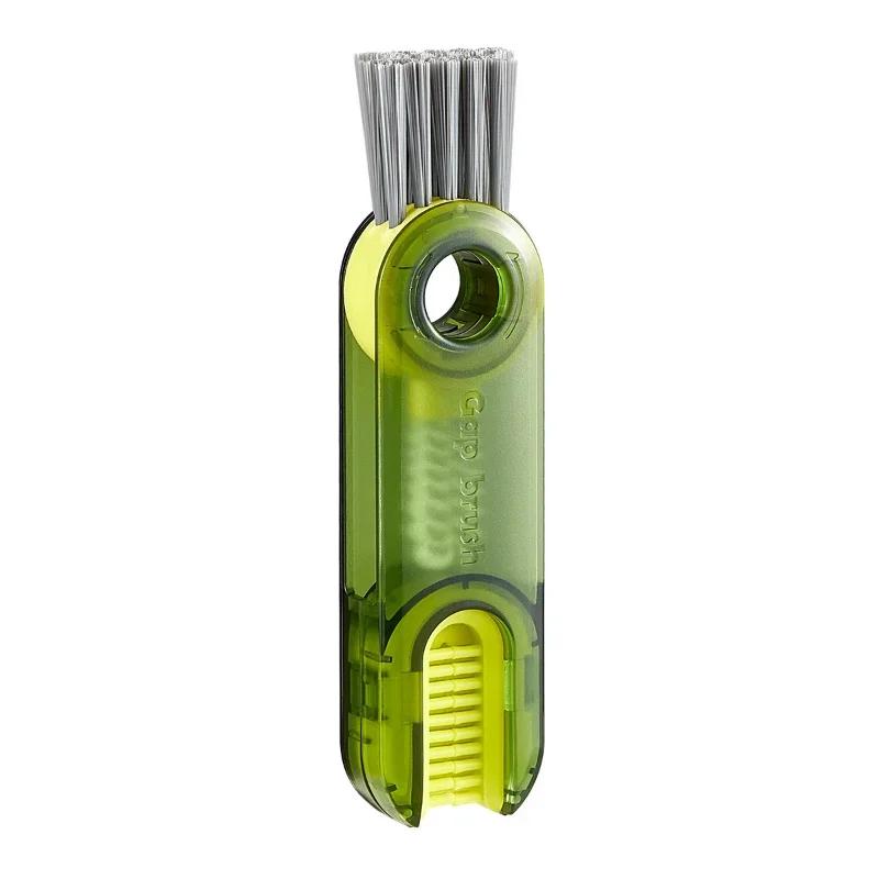 3 In 1 Useful Things for Kitchen Cleaning Tools Cup Mouth Brush Dish Soap Bathroom Supplies Accessories Limpieza Merchandises
