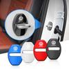 Lijk1 4Pcs Metal Car Door Lock Cover Protective Buckle Cover Sticker Tire Valve For VW GTI Polo Golf MK6 Passat Tiguan Arteon Jetta CC