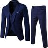 2023 Men's Business Casual Wedding Suit Set - Three-Piece for Groom & Best Man