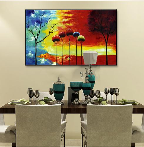 American Country Pastoral Style Living Room Dining Room Background Decorative Painting Bedside Bedroom Hotel Canvas Painting Art