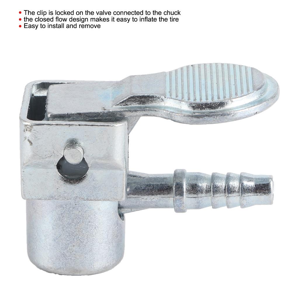 Zinc Alloy Tire Air Chuck Closed-On Type Tire Inflator Chuck Locking Air Chuck  Tire Inflation
