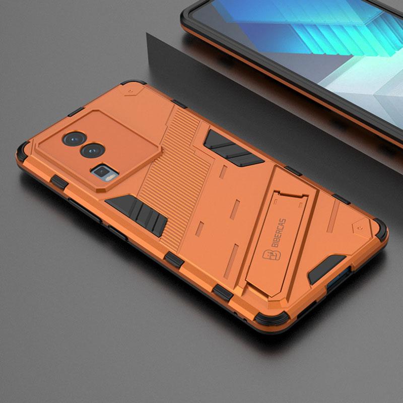 For Vivo iQOO NEO 7 NEO7 SE Armor Shockproof Phone Case Back Cover Magnetic Kickstand Anti-Fall Protect Coque Cases