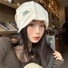 Autumn and Winter New Metal Standard Stacking Hat Fashionable Versatile Face Small Hat Women's Casual Warm Bag Head Hat