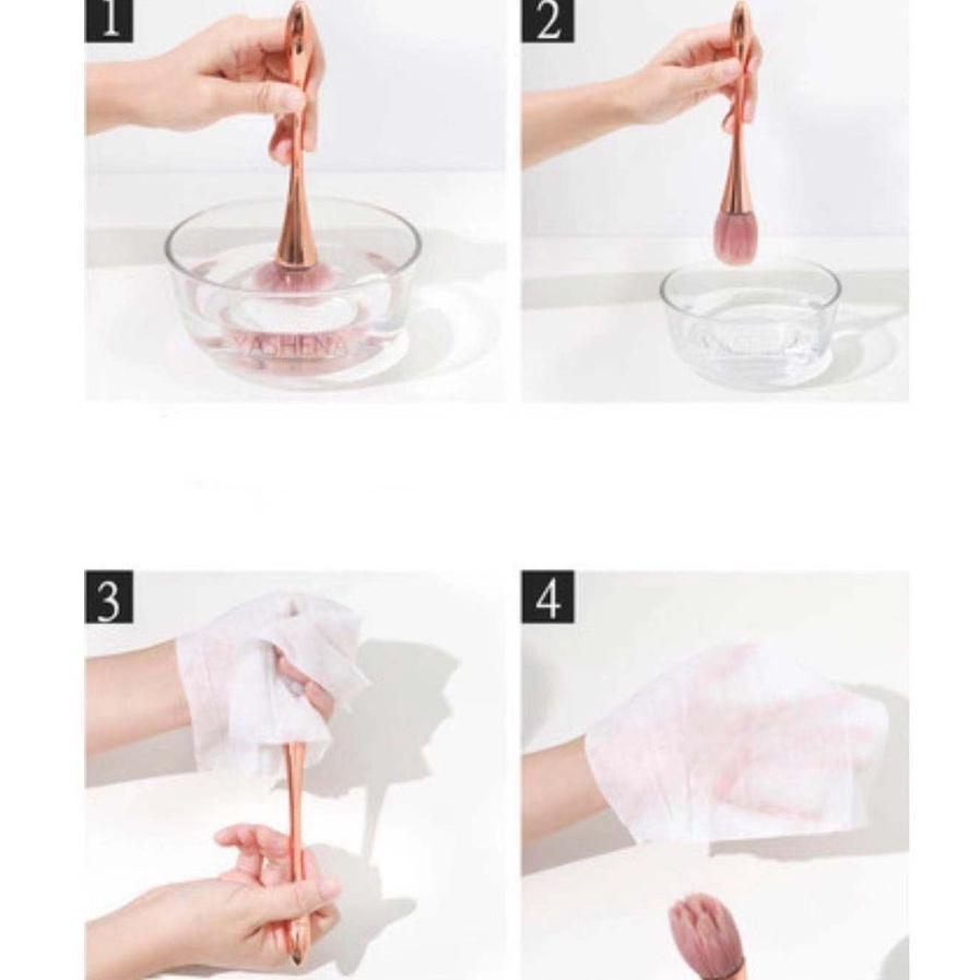 Kleine Taille Make-up Pinsel Rouge Pinsel Großer Make-up Pinsel Lidschatten Pinsel Tragbarer Rouge Pinsel Make-up Reinigungsbürste Gesichtspinsel Beauty Styling Werkzeuge