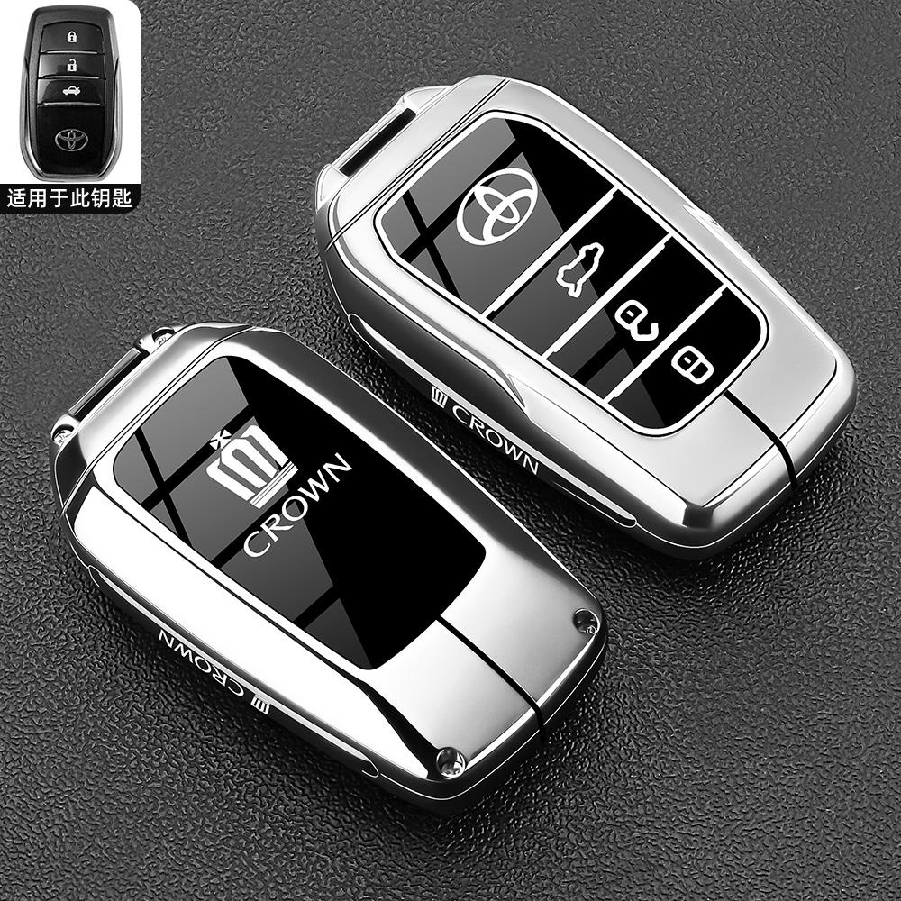

Special Toyota Crown Key Set 24 New Crown Land Cruiser Hybrid Remote Control Case Premium Metal Buckle Bag
