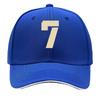 One Top Unisexs and Womens Same Style Number  Printed Spring and Summer Sunshade Net Hat Fashionable Sandwich Baseball Cap