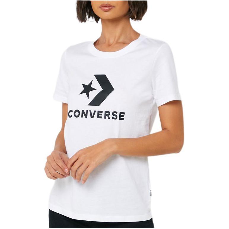 Converse Regular T Shirt Women's White 10018569-A01