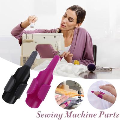 Plastic Finger Gloves Open Design Adjustable Finger Gloves Cross Stitch Tools Sewing Accessories Sewing Finger Pusher