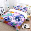Colorful Doodle Abstract Patterns Print Soft Comfortable Duvet Cover Bedding Set Included 1*Duvet Cover  2*Pillowcases