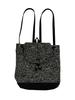 Soft Seoul Tweed Softball Backpack_Black