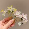Classical Hair Comb Chinese Style Hair Stick U Shape Flower Cheongsam Hairpin For Hanfu Accessories
