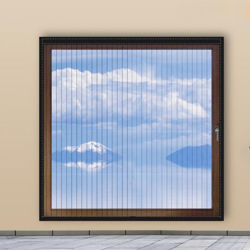 HOT Insect Magnetic Window Screen Window Orotective Net Mesh Curtain Tulle Summer Self-Adhesive Window Curtain Netting