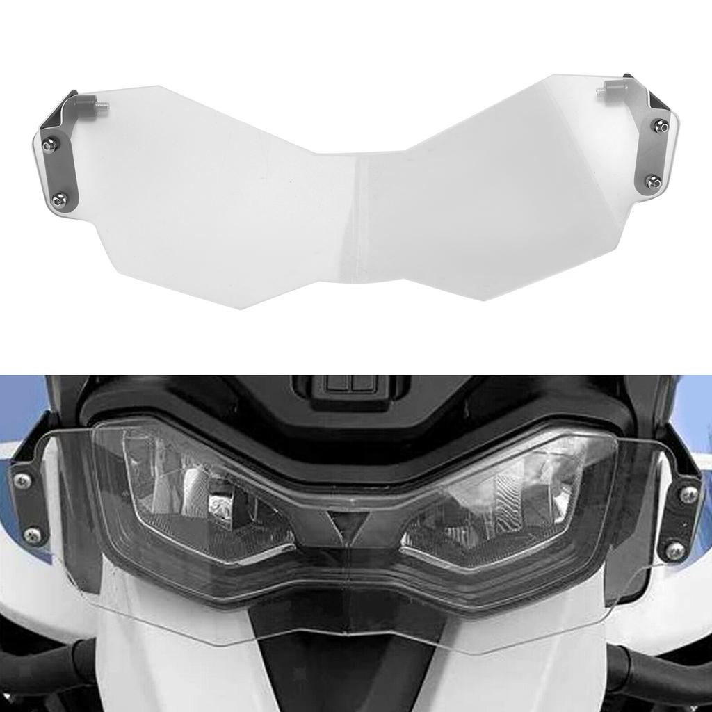 Motorcycle Front Headlight Lens Protective Cover Crashproof Transparent Replacement for TRIUMPH
